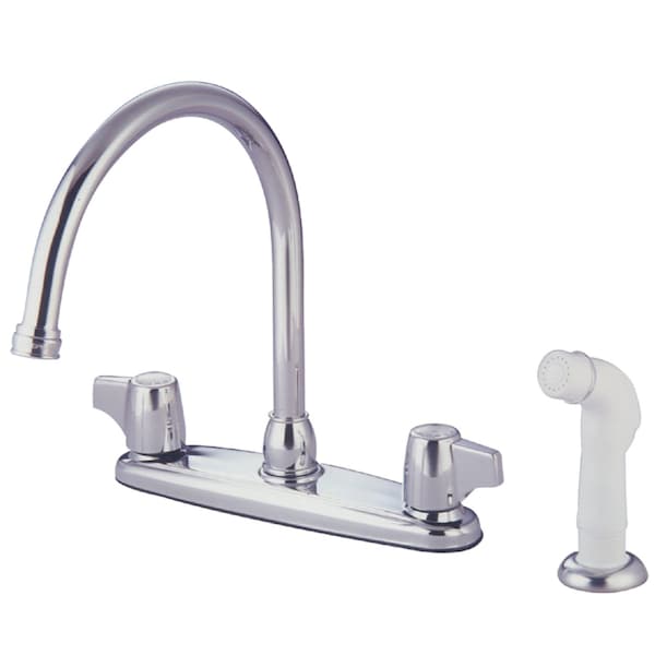 KB772 8" Centerset Kitchen Faucet, Polished Chrome